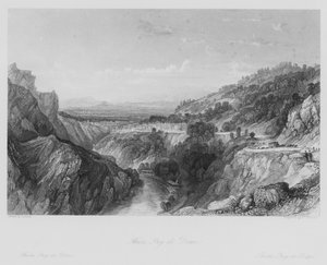 Thiers, Puy de Dome (gravür) by Thomas (after) Allom