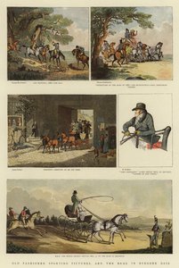 Eski Moda Spor Resimleri ve Byegone Günlerinde Yol (renkli taş) by Thomas (after) Rowlandson