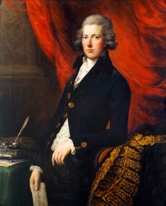 Genç William Pitt, 1788 dolayları (tuval üzerine yağlıboya) by Thomas (attr. to) Gainsborough