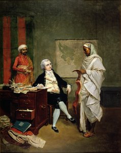 Foster 638 (138) John Mowbray, para acentesi Banian ile birlikte, c.1790 by Thomas (attr. to) Hickey