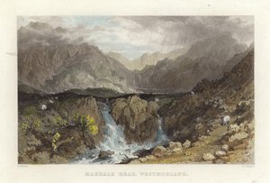 Mardale Başkanı, Westmoreland by Thomas Allom