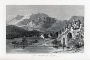 Bergama Akropolisi, 1882 by Thomas Allom