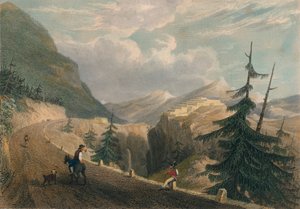 Fort Lesseillon, Bramante yakınlarında, 1827. by Thomas Barber