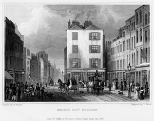 Orta Sıra, Holborn, Londra, 1830.