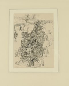 Parktaki Figürler; "Adamlar sustu, ağaçlar konuştu." 1938