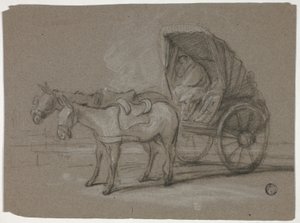 Huckster arabası by Thomas Barker