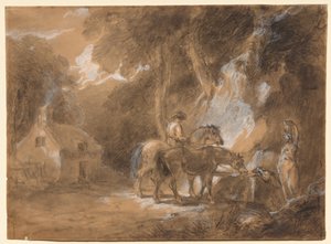 İlkbaharda Duruş. by Thomas Barker
