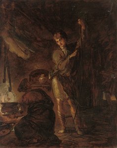 William Cowper'ın "Görev"inden sahneler, bir çocuk, 1785