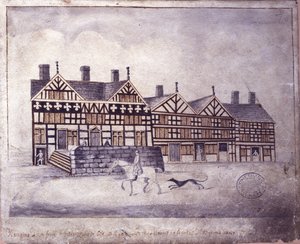 Asılı Hendek, Manchester, 1819 (kalem ve mürekkep ve kağıt üzerinde yıkama)