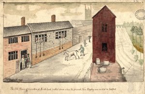 Düzeltme Evi, Manchester, 1819 (kağıt üzerinde kalem ve mürekkep ve wc)