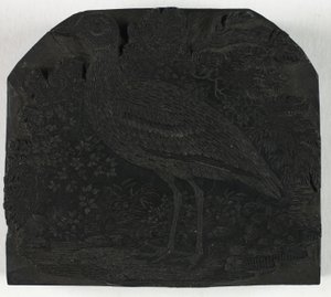 İngiliz Kuşlarının Tarihinden Büyük Plover için Tahta Blok by Thomas Bewick