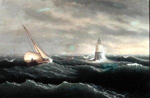 Deniz Feneri (tuval üzerine yağlı boya)