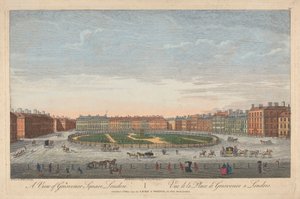 Grosvenor Meydanı'ndan Bir Görünüm, Londra by Thomas Bowles