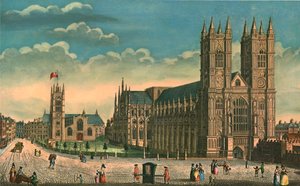 Westminster Abbey ve St Margarets Kilisesi, c1793.
