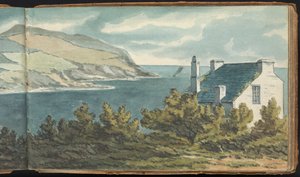 Peyzaj ve Figür Çalışmaları Albümü: Kayalık Kıyı Manzarası by Thomas Bradshaw