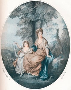 Leydi Rushout ve Kızı, 1784, 1902