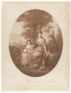 Leydi Rebecca Northwick ve kızı Anne Rushout