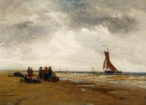 Balıkçı Teknelerinin Dönüşünü Beklerken, Hollanda