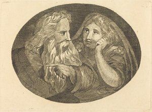 Lear ve Cordelia by Thomas Butts, Jr. after William Blake