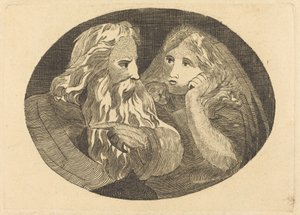 Lear ve Cordelia by Thomas Butts, Jr. after William Blake