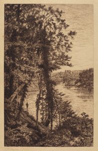 İsimsiz (Balıkçı ile Manzara) by Thomas C. Farrer