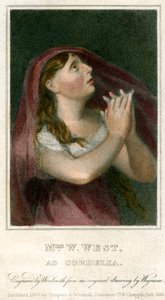 Bayan W West, Cordelia rolünde, 1820.