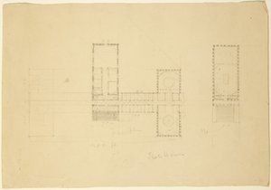 Grand Plan of the Ohio State House, c.1838  by Thomas Cole