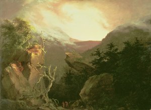 Dağda Gün Doğumu, 1826 by Thomas Cole