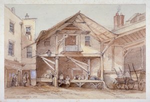 Blossoms Inn, Lawrence Lane, Londra Şehri, 1854. by Thomas Colman Dibdin