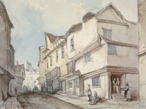 Kumaş Fuarı, Smithfield, Londra Şehri, 1850 by Thomas Colman Dibdin