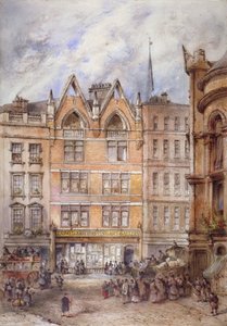 Gracechurch Caddesi, Londra Şehri, 1882.