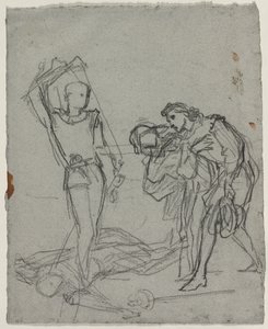 Maskeli Balo sonrası düello, c. 1857. by Thomas Couture