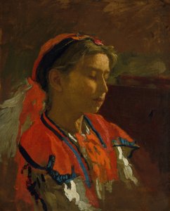 carmelita requena by Thomas Cowperthwait Eakins