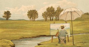 Home Life: Site Alanında Çocuk Boyama by Thomas Crane