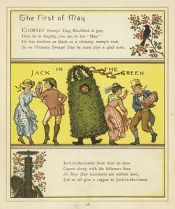 Verslínur um fyrsta maí og Jack in the Green by Thomas Crane