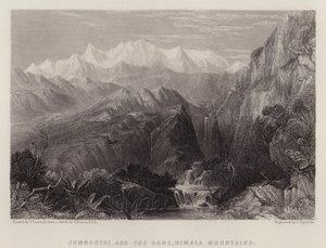 Jumnoutri ve Koni, Himala Dağları (renkli taş) by Thomas Creswick