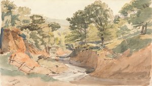 Powerscourt'ta Manzara Manzarası by Thomas Creswick