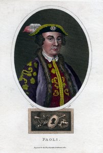 Pascal Paoli, 18. yüzyıl Korsikalı generali ve vatansever, 1820. by Thomas Dale