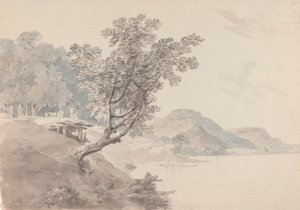 Akbarpur Gaut, yakın Rhotas, Hindistan by Thomas Daniell