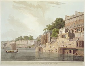 Dusasumade Gaut, Ganj Nehri üzerindeki Benares'te, 'Doğu Manzarası: Hindustan'da Yirmi Dört Manzara'dan, 1796