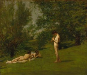 Arkadia, ca. 1883. by Thomas Eakins