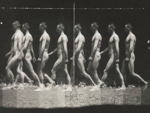 [Yürüyen Adam, Stroboskopik Fotoğraf], 1880