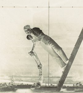 Merdiven Üzerinde Parçalanmış At Bacağı Olan Adam, 1880