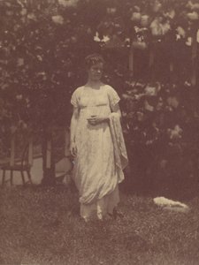[Bayan. Louis Kentin İmparatorluk Elbiseli], 1880