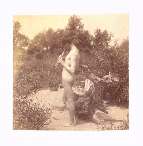 Arcadia için Daimi Piper Çalışması, c. 1883. by Thomas Eakins