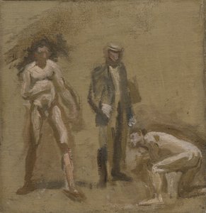 Sayımı alarak, çalışma by Thomas Eakins