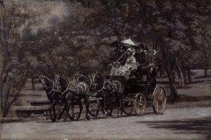Fairman Rogers Dört Elinde (Parkta Bir Mayıs Sabahı) by Thomas Eakins