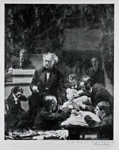 Brüt Klinik, 1876. by Thomas Eakins