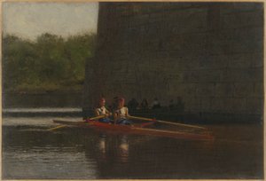 Kürekçiler (Schreiber Kardeşler) by Thomas Eakins
