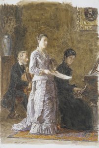 Acıklı Şarkı, 1881. by Thomas Eakins